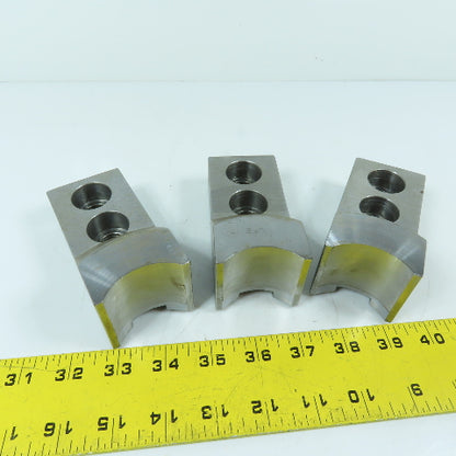 Pratt Burnerd 2860-32512 12", 14" 3 Jaw Chuck Jaw Set 1/16" 90° 4-1/2" x 2" x 2"