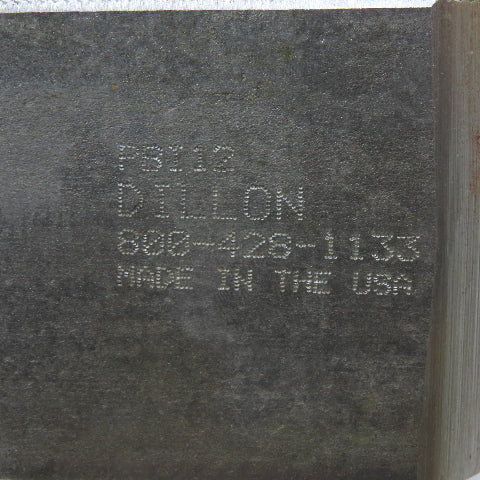 Dillon PS112 12" 3 Jaw Chuck Jaw Set Serrated 1/16" 90° 4-1/2" x 2" x 2-1/2"