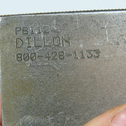 Dillon PBH12 12" Serrated 1/16" 90° Chuck Jaw Set 4-1/2" x 2" x 2-1/2"