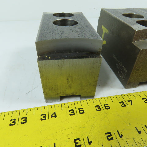 Dillon PBH12 12" Serrated 1/16" 90° Chuck Jaw Set 4-1/2" x 2" x 2-1/2"