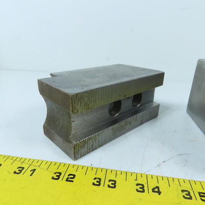 Dillon PBI12 12" Serrated 1/16" 90° Chuck Jaw Set 4-1/2" x 2" x 2-1/2"