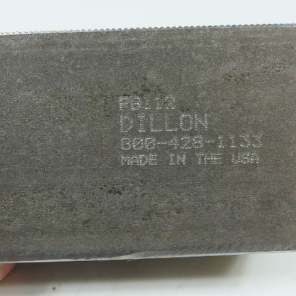 Dillon PBI12 12" 3 Jaw Chuck Jaw Set Serrated 1/16" 90° 4-1/2" x 2" x 2-1/2"