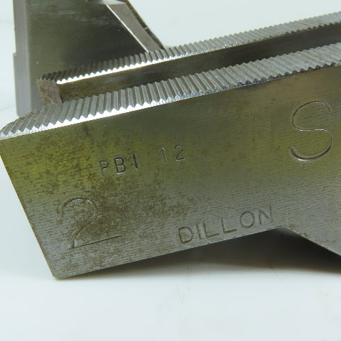 Dillon PBI12 12" 3-Jaw Lathe Chuck Master & Serrated Top Jaw Set