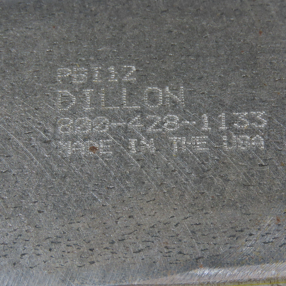 Dillon PBI12 12" 3 Jaw Chuck Jaw Set Serrated 1/16" 90° 4-1/2" x 2" x 2-1/2"