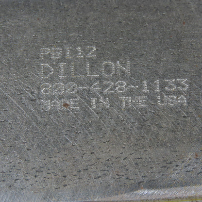 Dillon PBI12 12" 3 Jaw Chuck Jaw Set Serrated 1/16" 90° 4-1/2" x 2" x 2-1/2"