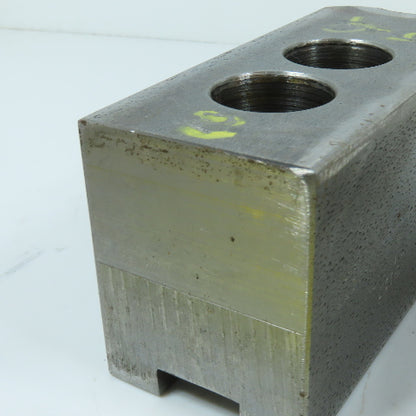 Dillon PBI12 12" 3 Jaw Chuck Jaw Set Serrated 1/16" 90° 4-1/2" x 2" x 2-1/2"