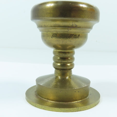 Rudy Muck Signature Brass Brasswind Mid-Production Mouthpiece Collectable Rare!