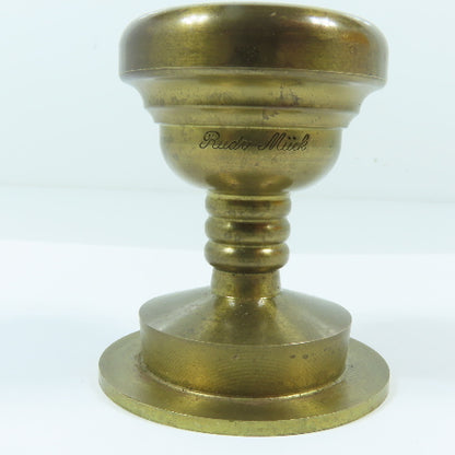Rudy Muck Signature Brass Brasswind Mid-Production Mouthpiece Collectable Rare!