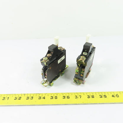 Allen-Bradley 592-BOV4 40A 1P Manual Reset Overload Relay 600VAC W/599-MP2 Lot/2
