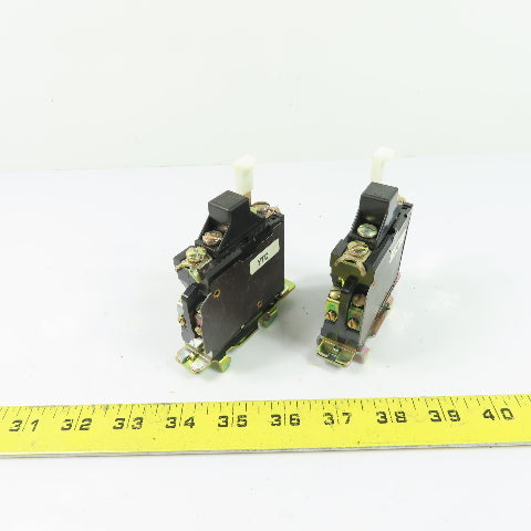 Allen-Bradley 592-BOV4 40A 1P Manual Reset Overload Relay 600VAC W/599-MP2 Lot/2