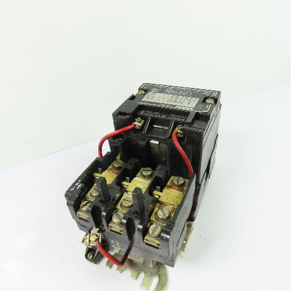 Square D 8536SCO3S 3-Pole NEMA Size 1 Motor Starter 120V Coil 600VAC