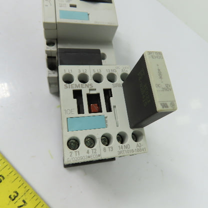 Siemens 3RT1016-1BB41 3RV1011-0KA10 0.9-1.25A Motor Starter Protector 690V