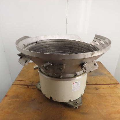 RNA SRHL 400-1 L Vibratory Parts Feeder 110V 60Hz 17" x 10" Tall Bowl