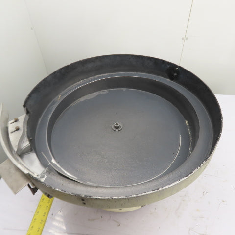 Accu-Count Model 15 Vibratory Parts Feeder 117V 60Hz 3.5A 19" ID x 6" H Bowl