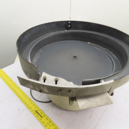 Accu-Count Model 15 Vibratory Parts Feeder 117V 60Hz 3.5A 19" ID x 6" H Bowl