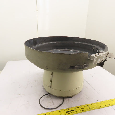 Accu-Count Model 15 Vibratory Parts Feeder 117V 60Hz 3.5A 19" ID x 6" H Bowl
