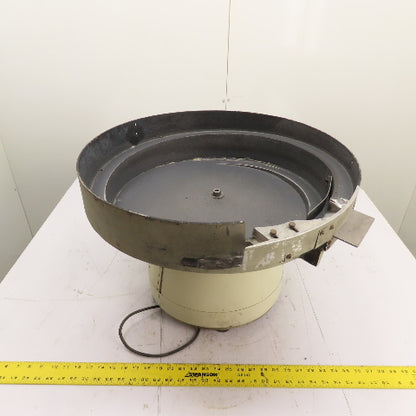 Accu-Count Model 15 Vibratory Parts Feeder 117V 60Hz 3.5A 19" ID x 6" H Bowl