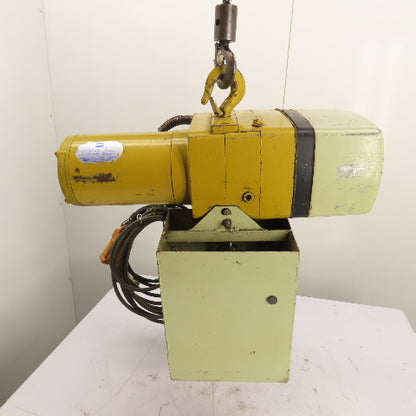 Yale KEL1-10H15S1 1 Ton 2000LB Electric Chain Hoist 115/230V 1Ph 15FPM 15' Lift
