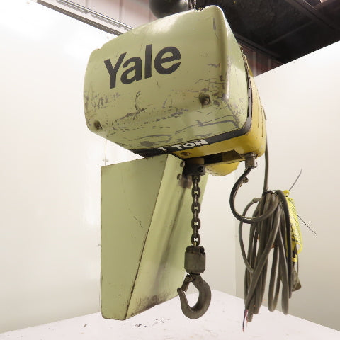 Yale KEL1-10H15S1 1 Ton 2000LB Electric Chain Hoist 115/230V 1Ph 15FPM 15' Lift