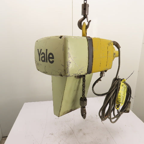 Yale KEL1-10H15S1 1 Ton 2000LB Electric Chain Hoist 115/230V 1Ph 15FPM 15' Lift