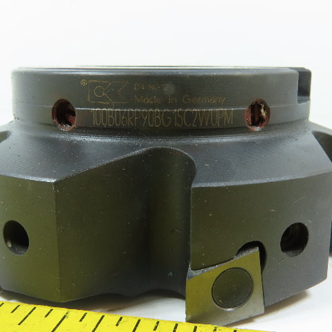Kennametal 100B06RP90BG15C2WUPM 4" 90° Indexable Face Mill 6-Flute 1-1/4" Bore