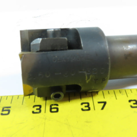 Claymore 1.50-30-320 1-1/2" Diameter 3-Flute Indexable End Mill Cutter 1" Shank