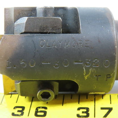 Claymore 1.50-30-320 1-1/2" Diameter 3-Flute Indexable End Mill Cutter 1" Shank