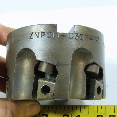 Carboloy RB-13 ZNPOM-0306-R1 3" 6-Insert Indexable Face Mill Cutter