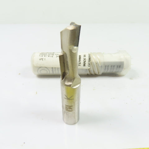 LEUCO 00183445 1/2" Diamond-Tipped Shank-Type Cutter Z=1+1 RH