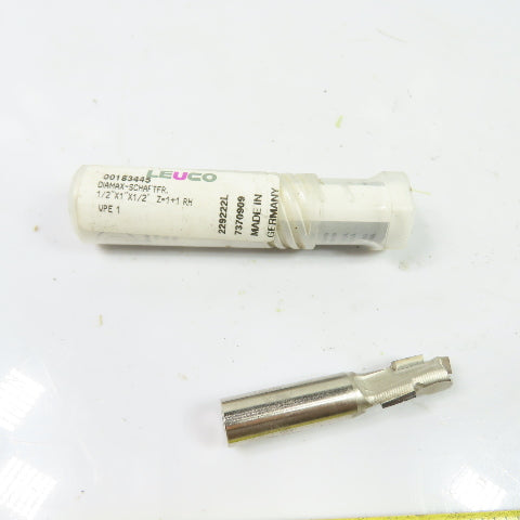 LEUCO 00183445 1/2" Diamond-Tipped Shank-Type Cutter Z=1+1 RH