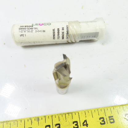 LEUCO 00183445 1/2" Diamond-Tipped Shank-Type Cutter Z=1+1 RH