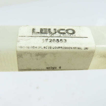 Leuco 1726553 1/2" Dia 2-Flute Carbide Compression Spiral Router Bit
