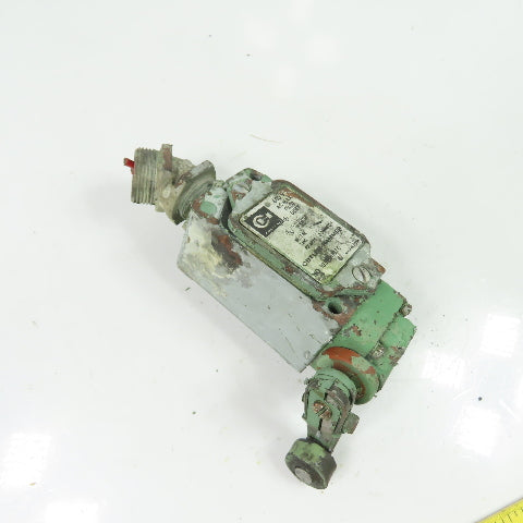Cutler-Hammer 10316H187C Roller Lever Limit Switch 600V AC Pilot Duty