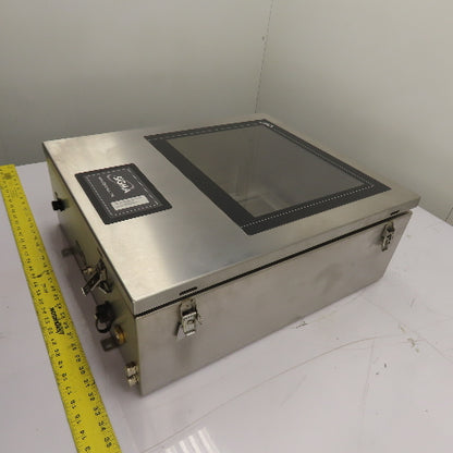 Sigma 770L1211006PCE 8" x 20" x 23" Stainless Steel Electrical Enclosure