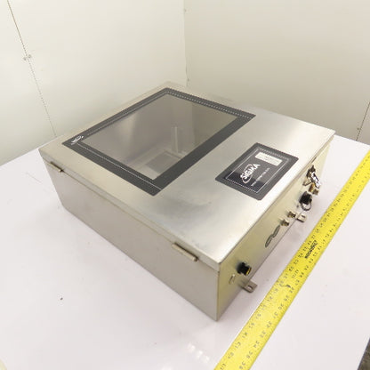 Sigma 770L1211006PCE 8" x 20" x 23" Stainless Steel Electrical Enclosure