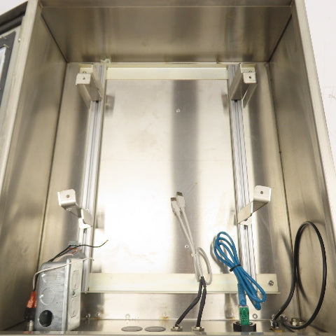 Sigma 770L1211006PCE 8" x 20" x 23" Stainless Steel Electrical Enclosure