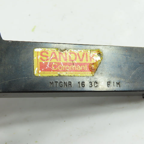 Sandvik Coromant MTGNR 16 3C F1M 5" x 1" Shank Indexable Boring Bar Tool Holder