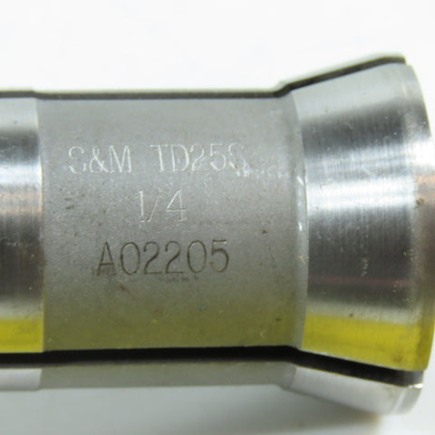 Southwick & Meister TD25S 1/4" Round Smooth Swiss Guide Bushing Collet