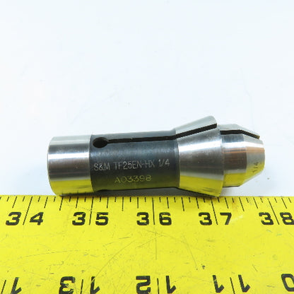 S&M TF25EN-HX 1/4 1/4" Hex Extended Nose Swiss-Type Collet