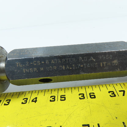 Size Control Co. 1.7-14NS Minor Diameter GO/NO-GO Thread Inspection Plug Gage
