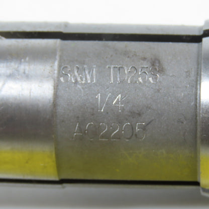 S&M TD25S 1/4" Round Swiss Guide Bushing Collet