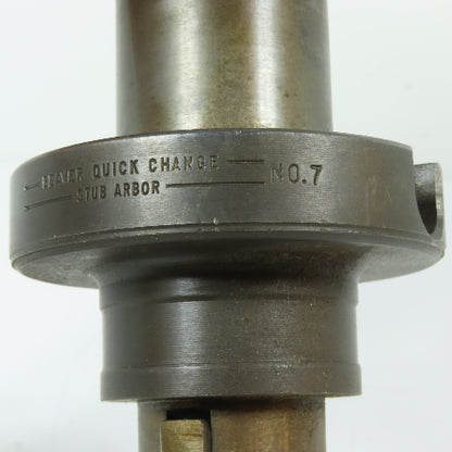 Beaver Tool & Gage No. 7 Quick Change Stub Arbor Tool Holder 1-1/2" Shank