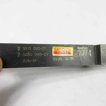 Sandvik Coromant SVJBL 12 3B 4.5" x 3/4" Shank Indexable Boring Bar Tool Holder