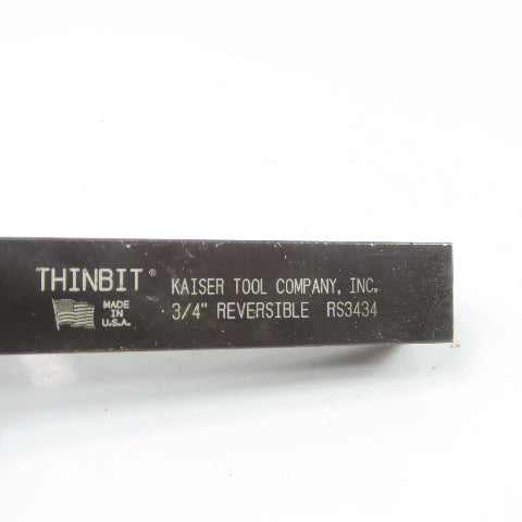Thinbit RS3434 4-3/8" x 3/4" Shank Reversable Indexable Boring Bar Tool Holder