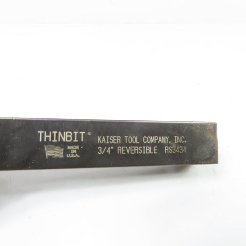 Thinbit RS3434 4-3/8" x 3/4" Shank Reversable Indexable Boring Bar Tool Holder