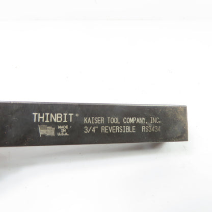 Thinbit RS3434 4-3/8" x 3/4" Shank Reversable Indexable Boring Bar Tool Holder