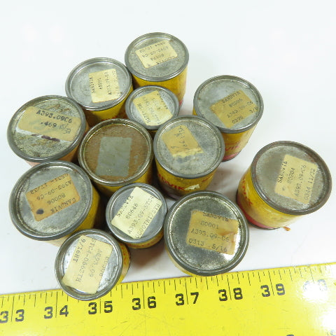 Sandvik C6 Flexi-Grip Spring Collet 3/8", 11/16", 1/2" 13/32" ETC Misc Lot Of 12