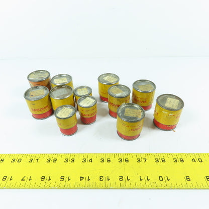 Sandvik C6 Flexi-Grip Spring Collet 3/8", 11/16", 1/2" 13/32" ETC Misc Lot Of 12