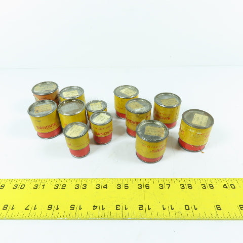 Sandvik C6 Flexi-Grip Spring Collet 3/8", 11/16", 1/2" 13/32" ETC Misc Lot Of 12