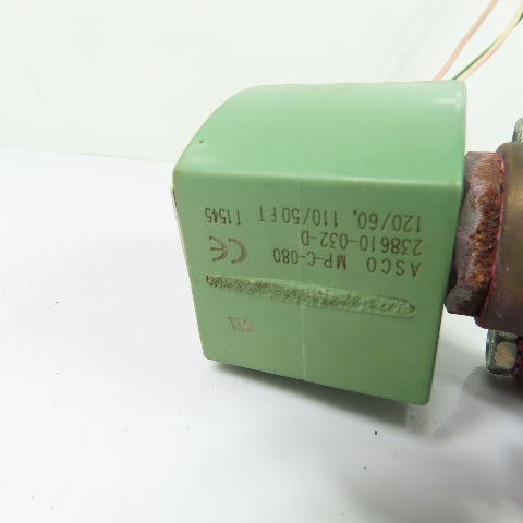 ASCO SC8210G094 1/2" NPT 2-Way Solenoid Valve 110/120V Coil